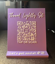 Load image into Gallery viewer, Customizable QR Stand (NFC TAG Integrated)