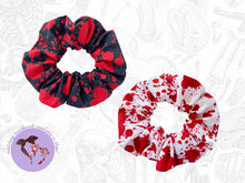Load image into Gallery viewer, BLOOD SPLATTER SCRUNCHIES