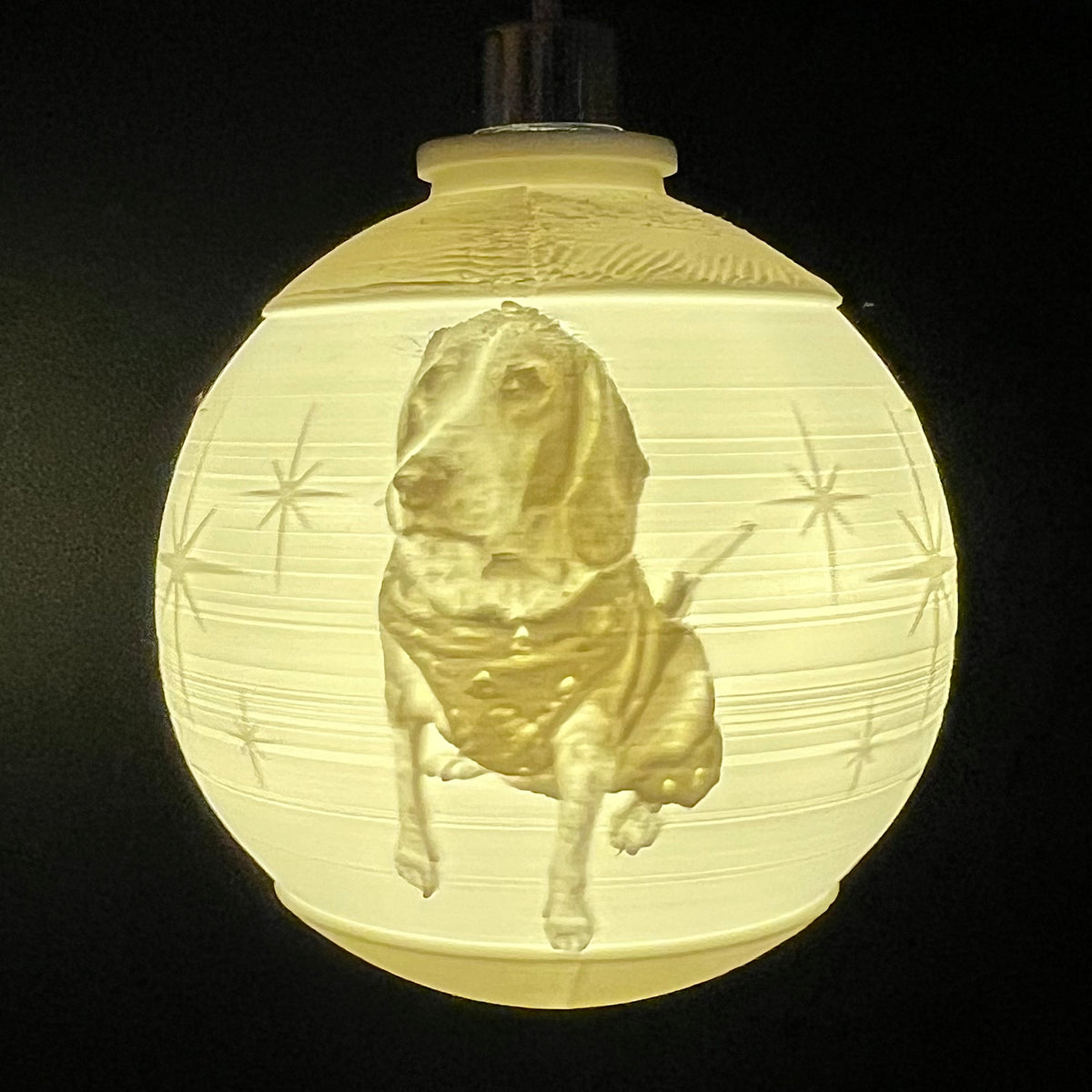 Custom 3d Printed Photo Ornament – ThreadLightlySt