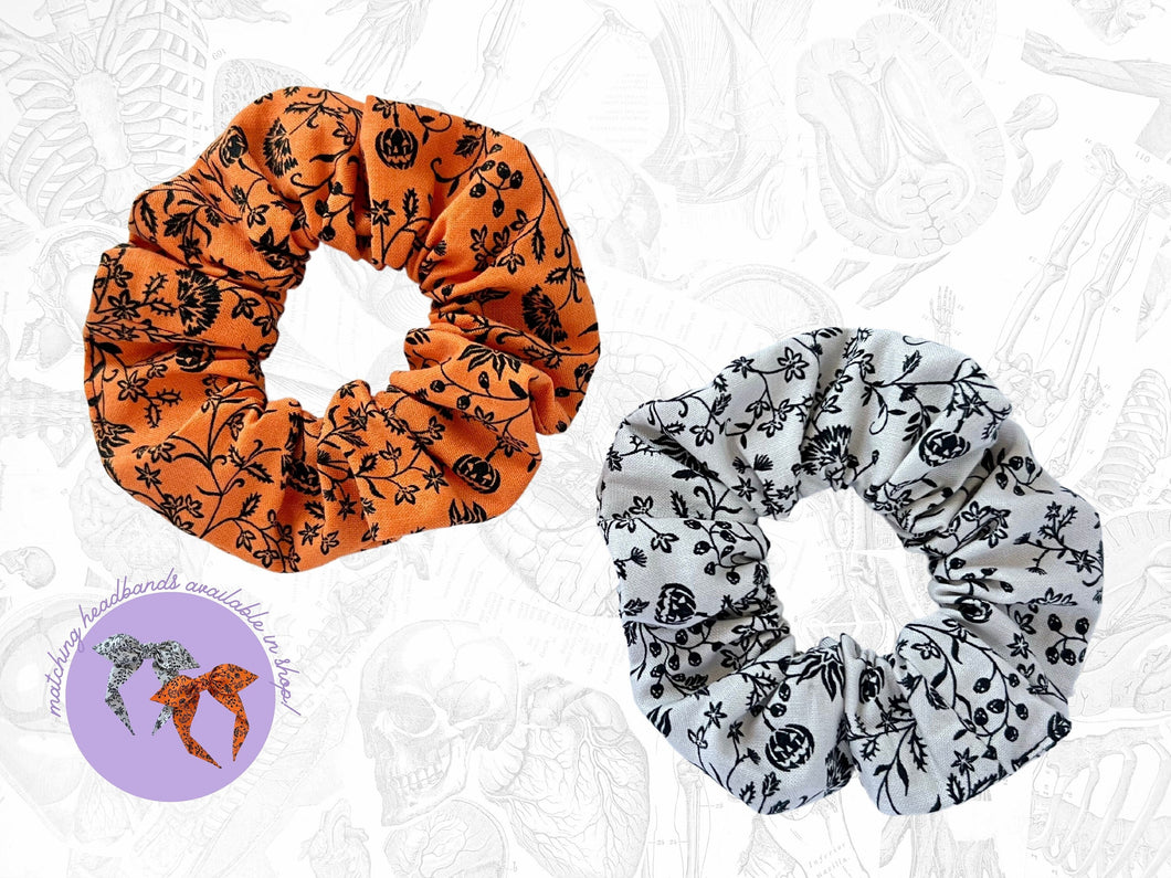 PUMPKIN VINES SCRUNCHIES